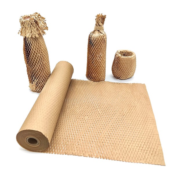 Honeycomb Packing Paper, 15" x 131' Packing Paper Substitute Alternative