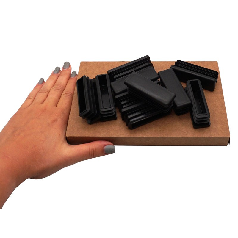 SKIR'CO Pack of 10 Rectangular Plastic Plugs 20 x 60