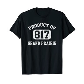 Grand Prairie Texas Vintage Retro Area Code T-Shirt