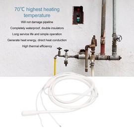 1 Metre Pipe Heating Cable, AC220 V, 40 W, Self-Regulating Heating Cable, Energy Saving Pipe Heating Cable, Pipe Frost Protection Cable for Metal and Plastic Pipes
