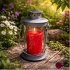 Mariles Lantern on Pole Ground Spike Handle for Standing Weatherproof