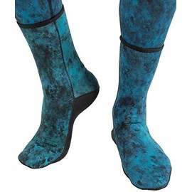 Cressi Unisex Adult Hunter Socks 2 mm Neoprene Boots for Water Sports Activities Camo Blue