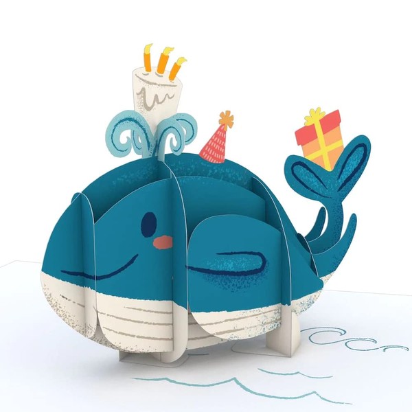 Lovepop Whale of a Birthday Paperpop® Card – Birthday Card