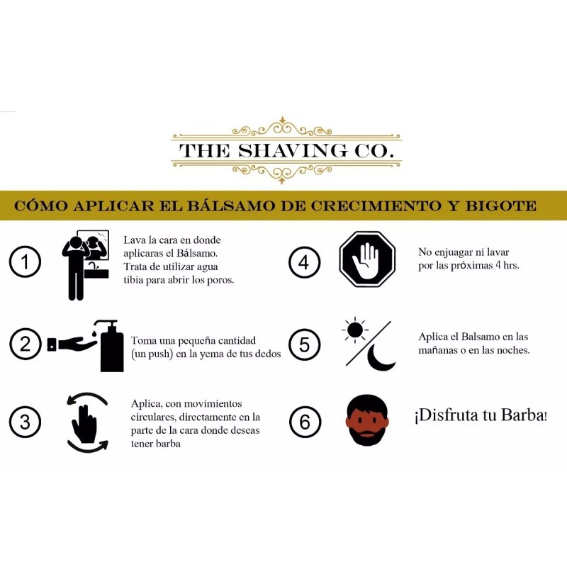 The Shaving Co. 2 Bálsamos De Crecimiento Estimulador Barba The
