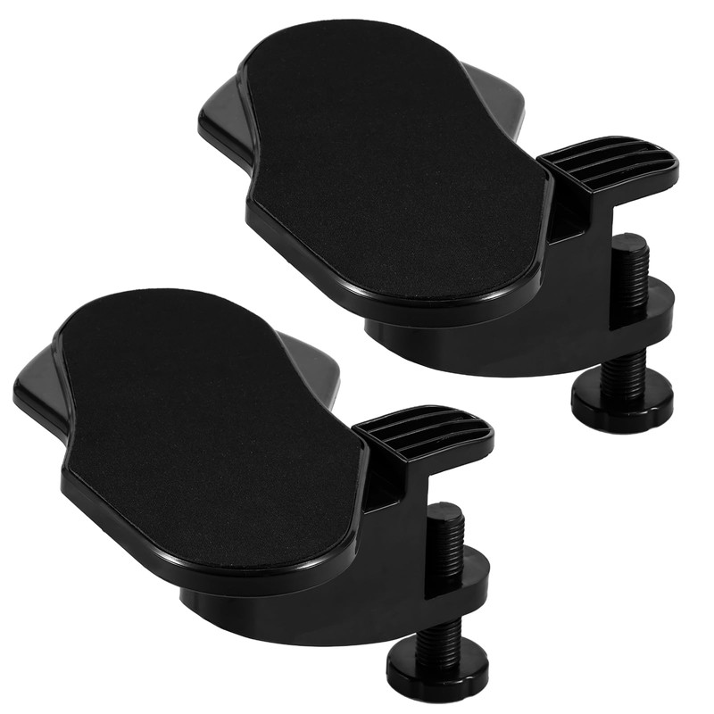 2Pcs Computer Arm Rest for Desk Within 2.36" Thickness Strong
