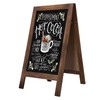 TEAKMAMA Chalkboard Signs 40x20 Standing A Frame Chalk Board Easel