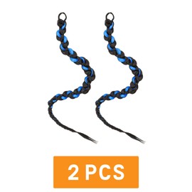 Traziewell Braiding Hair Extension Blue Bridesmaid Hair Accessories Long Braided Ponytail Extension Pony Tail Soft Synthetic Hairpiece for Women 2421