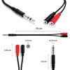 ExcelValley - Stereo to Mono Splitter Cable - 1/4" TRS