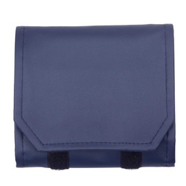 mookaitedecor Jewellery Roll Bag, Small Jewellery Case Storage Bag Earrings Necklace Roll Organiser for Travel and Storage, Navy, 14 x 6.5 x 5.5 cm