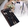 Mens Suspenders Strong Fixability Adjustable Beautiful Practical Fashionable Metal Clip