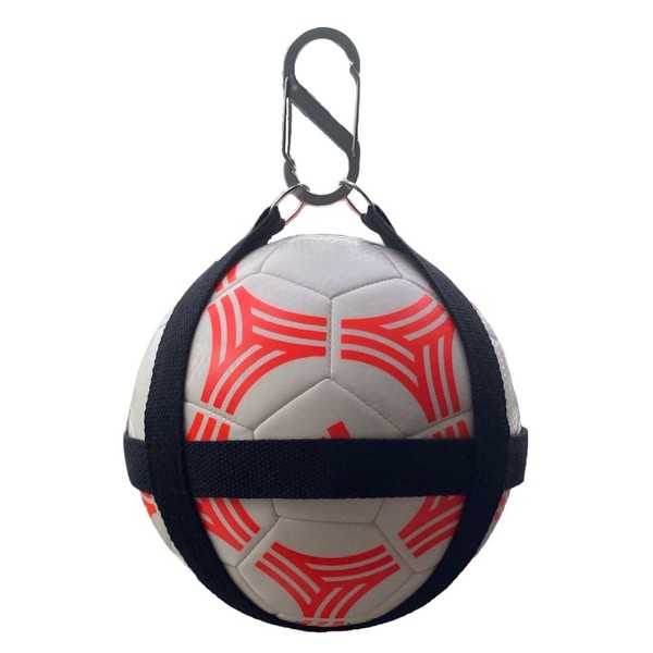 Soccer Ball Holder Bag Case Net Storage Backpack Bicycle Travel