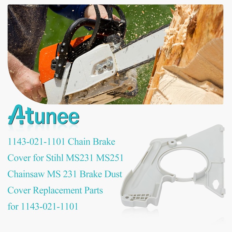Atunee 1143-021-1101 Chain Brake Cover for Stihl MS231 MS251 Chainsaw