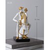Amoy-Art Music Gifts Sculpture Piano Statue Figurine Polyresin Cello Decor
