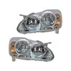 Headlight Assembly - Set of 2 - Compatible with 2005-2008