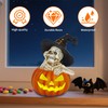 CFFOWNUG Skeleton Halloween Indoor Decoration: 6.1'' Witch Hat Skeleton Ornament