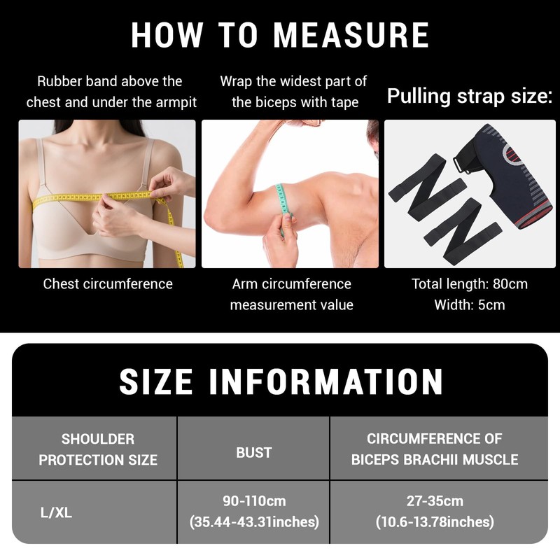 Asheyyaa Rotator Cuff Shoulder Support for Women Men, Adjustable Shoulder