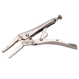 Jetech 6 Inch (152.4mm) Straight Long Nose Locking Pliers, Chrome Vanadium Steel Vises with Jaw