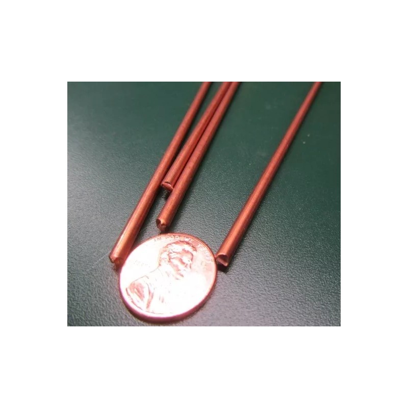 Basic 110 Copper Rod 1/8" Dia. x 24" Inch Length,