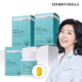Esther Formula [국민영양] 여에스더 비타민B 컴플렉스 (8종 올인원 활력 에너지 케어) 60정, 3개 [National Nutrition] Esther Yoo Vitamin B Complex (8-Types All-in-One Vitality Energy Care) 60 Tablets, 3 Packs