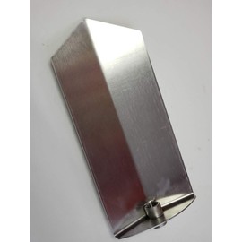 Culvert Shovel for Culvert Pipes That are 8" Diameter or Bigger. Made in USA Out of Stainless Steel. (Handle is NOT Included) Screw on 1/2" Threaded Steel Pipe to Make Shovel Any Length