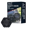 AJT DESIGN Gear Shift Knob (Black) Compatible with 2019–2024 RAM Trucks with Dash Mounted Dial Shifter | Aluminum Automatic Shifter Knob Replacement | Rugged Industrial Look | Easy Install - Black