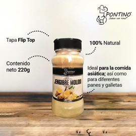 Pontino Jengibre molido, 220 g