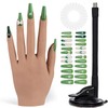 Vnmcry Practice Hand for Acrylic Nails Silicone Fake Hands Mannequin