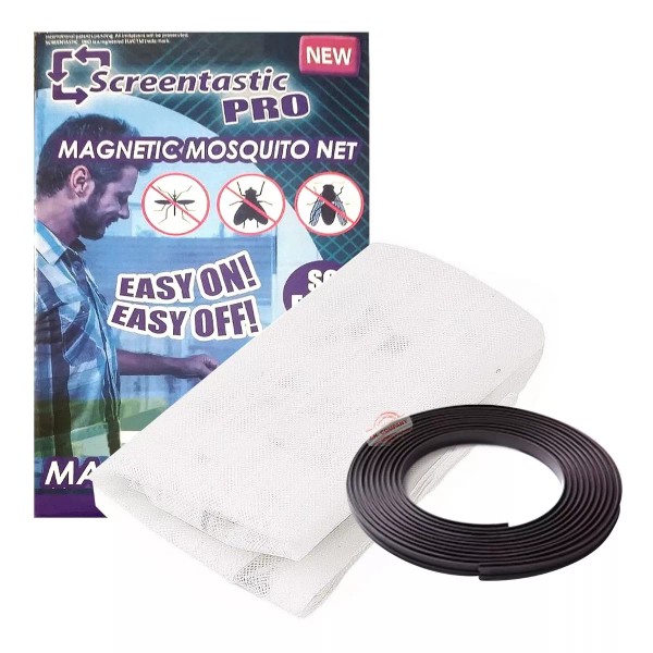 J.H. Company Malla Mosquitero Magnetico Cortina Proteccion Ajustable 1016