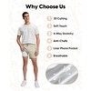 maamgic Mens Casual Shorts with Compression Liner 7 Inch Classic