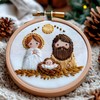 Roioiow Nativity Scene Embroidery DIY Art Kit - Complete Material