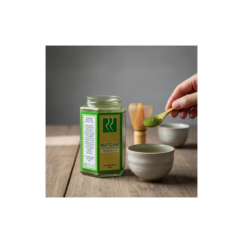 Matcha 100 Orgánica Y Natural En Polvo 225g (2 Piezas)
