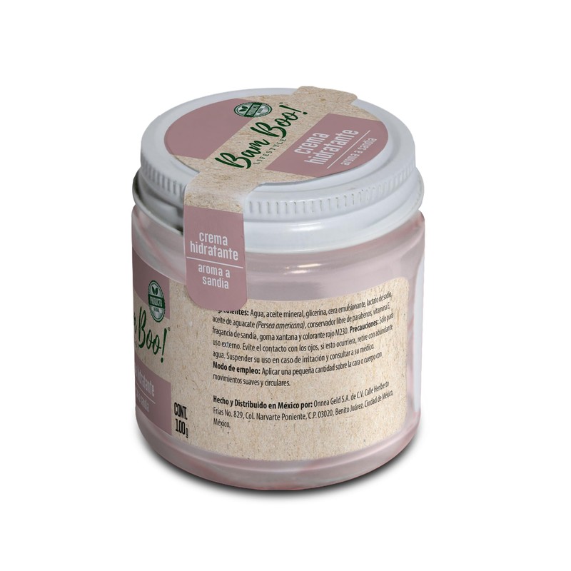 Crema Hidratante Natural Sandía para Cara y Cuerpo 100 g
