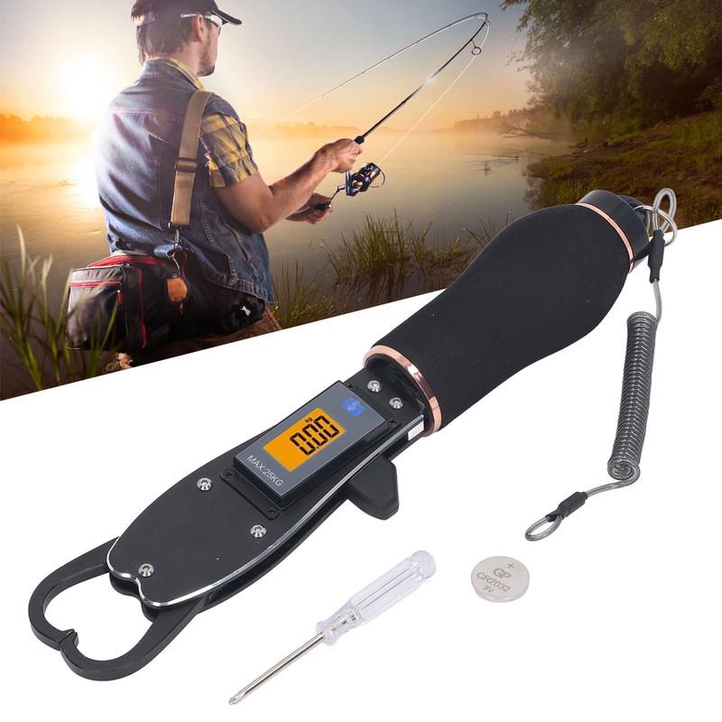 Portable Fish Lip Grip Aluminum Alloy 55lbs 240mAh Antislip Fish