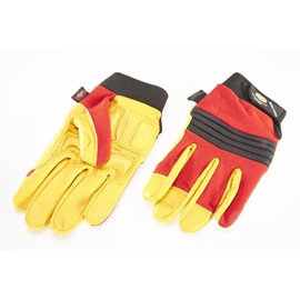 Quality Real Leather Mechanics Gloves/Anti-Vibration Gloves/Anti Impact Gloves./Gel Padded Gloves.