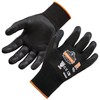 Nitrile Coated Work Gloves, High Dexterity, Ergodyne ProFlex 7001,Black, Large