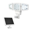 Sunforce 82153 Solar Motion-activated Triple Head 150-led Light, 1000 Lumen