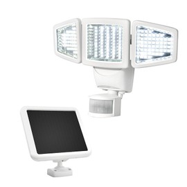 Sunforce 82153 Solar Motion-activated Triple Head 150-led Light, 1000 Lumen