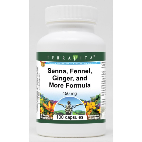Senna, Fennel, Ginger, and More Formula - 450 mg (100