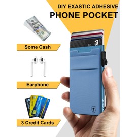 Pop Up Wallet for Men with Quick Access to Cards, RFID Minimalist Men's Wallet That Can Hold 6 Credit Cards, The for Men(1 Pcs