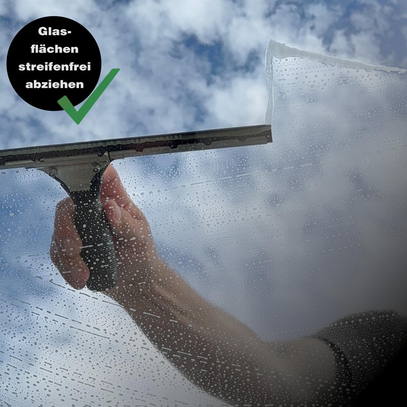 FenWi Window Squeegee with Rubber Lip 35 cm Wide /