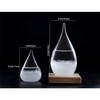 Enkrio Storm Glass Weather Predictor, Weather Station Weather Forecaster with