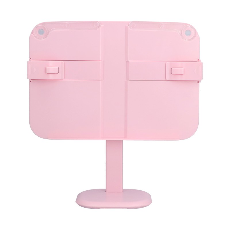 Lifting Reading Rack Adjustable Height Lightweight Portable Plastic Pink Book