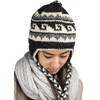 Tribe Azure Fair Trade Soft Warm Wool Hat Cap Winter