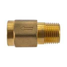 RecPro RV Temperature and Pressure Relief Valve and 1/2" Back Flow Preventer with Check Valve