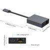 100W USB C to Ethernet Adapter Charging Adapter for Chromecast