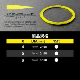 Barivas 73 TL Super Yamame Flat Bat ST 15ft 6X