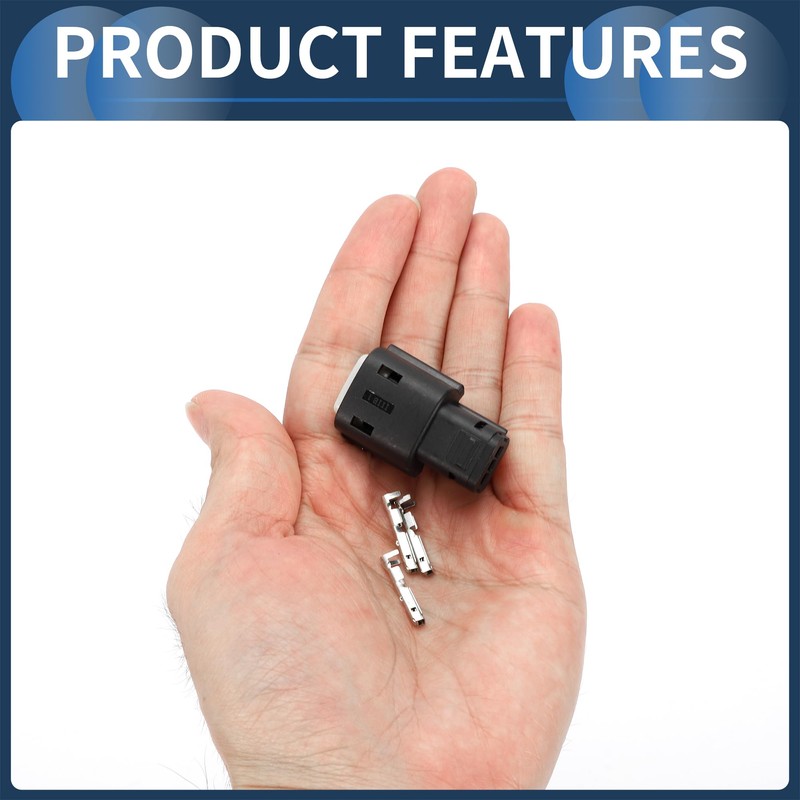 INFINAUTO 3 Pin Ignition Coil Waterproof Connector Plug, 1.5mm Series