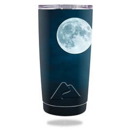 MightySkins Skin Compatible with Ozark Trail 20 oz Tumbler (2016) - Moon | Protective, Durable, and Unique Vinyl Decal wrap Cover | Easy to Apply, Remove, and Change Styles | Made in The USA