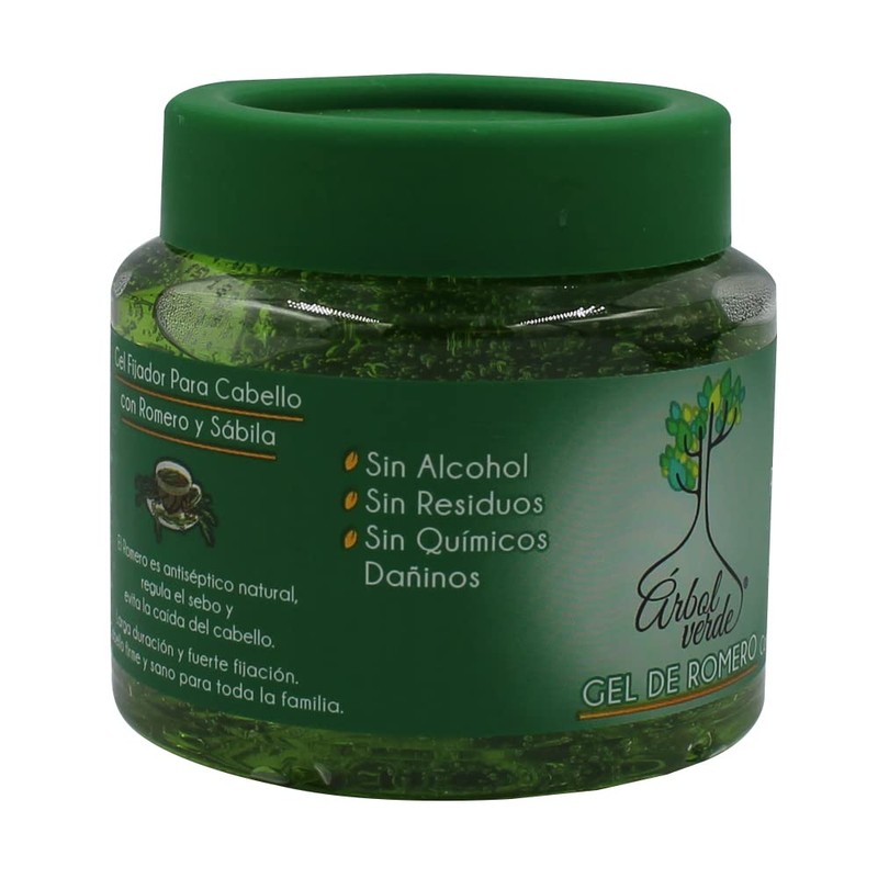 Árbol Verde - Gel Fijador para Cabello con Romero y