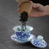 JWCBDY Ceramic Gai Wan Set, Gaiwan Tea Cup With Lid
